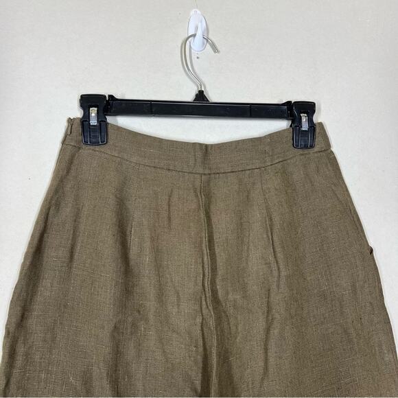 Vetta 100% Linen Wide Leg Pant Size 4 - Picture 5 of 9